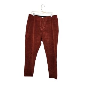Soft Surroundings Pull On Rust Corduroy Pants Womens, Sz XL